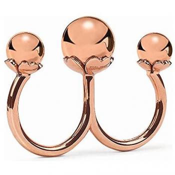 Anillo de Mujer Folli Follie de Acero Inoxidable Color Rosa Talla 16
