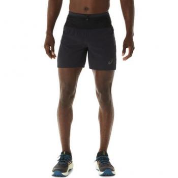 Short de hombre Asics Fujitrail Performance negro gris - L