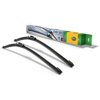 Limpiaparabrisas HELLA 9XW 358 164-061 con características de alta calidad, diseño aerodinámico, fácil instalación y compatibilidad universal