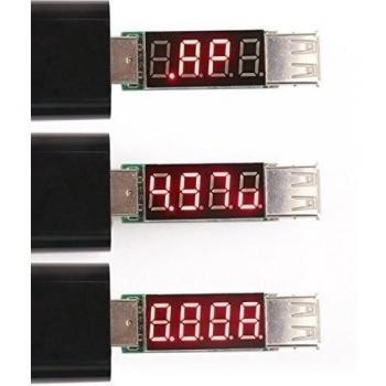 DEOK carga rápida cargador USB Tester 5 V/9 V 3 A energía móvil Monitor trebejo salicor alta corriente para Apple/Android/iPhone