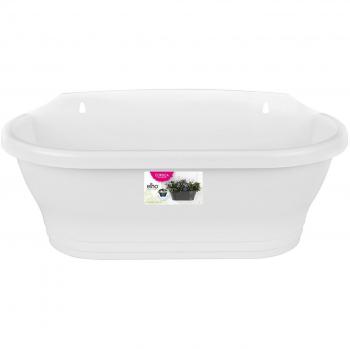 Jardinera de Pared Corsica 39 cm Blanca Elho - Exterior de Calidad Superior