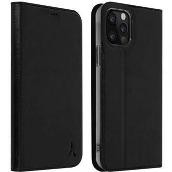 Funda Cartera Rígida para iPhone 12 Pro Max - Negro Akashi