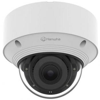Cámara de vigilancia domo Hanwha QNV-C8083R 5MP IP para interior y exterior, resolución 2592 x 1944 píxeles, resistente al vandalismo