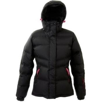 Twentyfour Skijacke Arktis II Daunen Angenehm weiche - Chaqueta de esquí para niña, color negro / rosa, talla 14 años