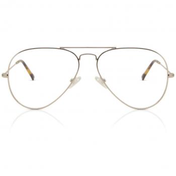 Pilot Montura Completa Metálico Dorados Armazones para Hombre - Gafas Recetadas Anti-Azules - SmartBuy Collection