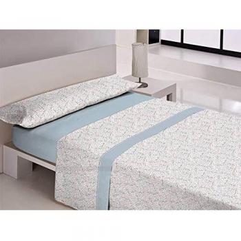 Libela 91453 Juego de sábanas, Polialgodón, Azul, Cama 105 cm