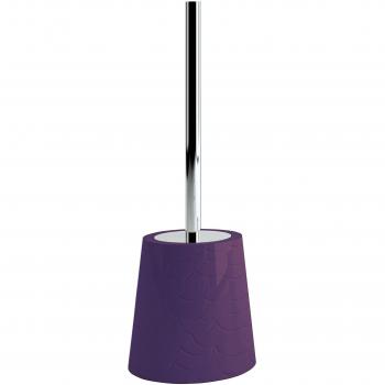 BATHSTAGE B-WAVY - Escobillero con base, 12 x 3,5 x 3,5 cm, color morado
