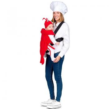Disfraz de Cocinero con Cubremochila para bebé y adulto