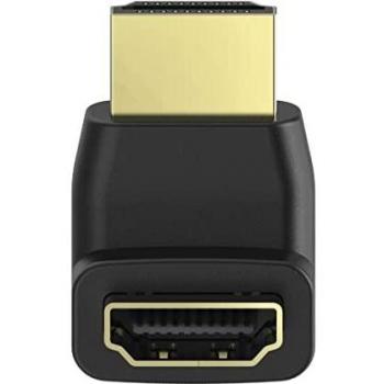 Adaptador HDMI de alta velocidad 90° macho a hembra Hama 00205164 negro
