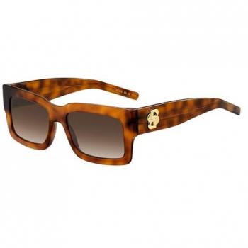 Hugo Boss Acetate Havana Pattern Sunglasses with Double B Monogram - Model 1654/S 086 HA
