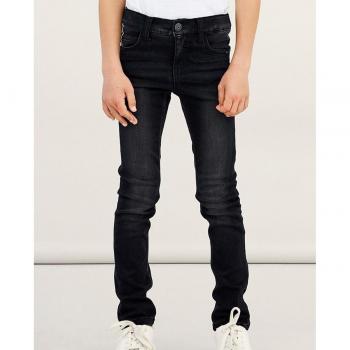 Pantalón vaquero niño slim fit negro denim NKMTHEO