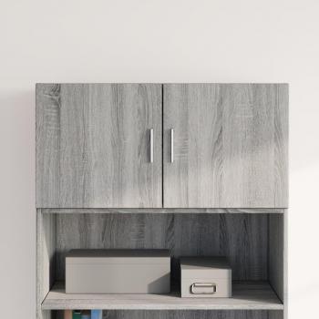 Armario de pared Sonoma en madera multicapa gris, dimensiones 80x42,5x40 cm