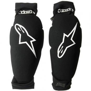 Alpinestars Paragon Plus Youth Elbow Protectors - Black/White, Size S/M
