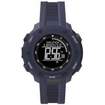 Reloj Nautica Digital para Hombre NAI19524G Cuarzo con Correa de Silicona 45mm