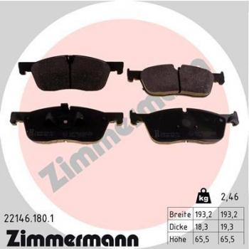 Pastillas de freno ZIMMERMANN 22146.180.1