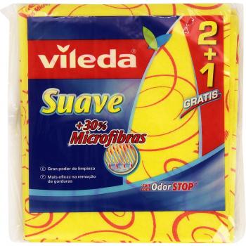Pack de Bayetas Suaves Vileda 38x40 cm, Set de 4 Unidades