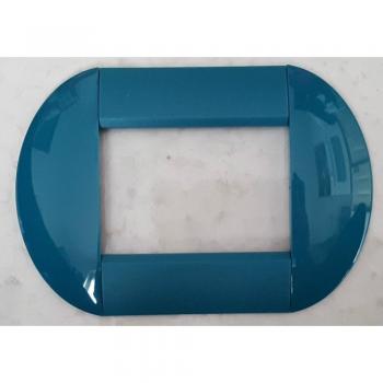Placa Compatible Living Internacional Bticino Verde Petrolio 3 Foros