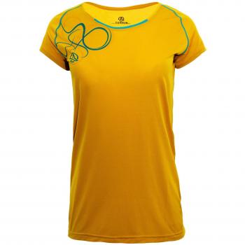 Ternua Magne Camiseta, Mujer, Amarillo