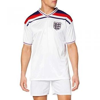 Score Draw Men's England 1982 World Cup Final Shirt, White, 2X-Large