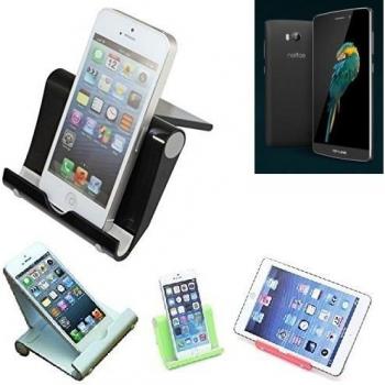 Escritorio Soporte universal dock para TP-LINK Neffos C5 Max, negro, fuerte, ligero y compacto | Multi-ángulo del sostenedor del soporte portátil para tabletas, e-readers y smartphones Fold-Up Docking Station cuna del muelle turística montaje muelle Vi