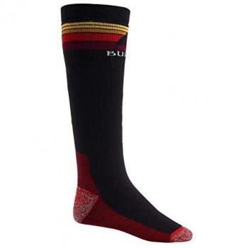 Burton Emblem Midweight Calcetines de Snowboard, Hombre, Negro