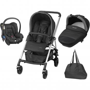 Bébé Confort Streety Next - Cochecito de paseo, 3 piezas, color negro