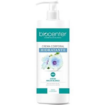 Crema Corporal Natural Hidratante Ecológica y Vegana BioCenter - Línea Botanical 500 ml con Avena y Malva Blanca