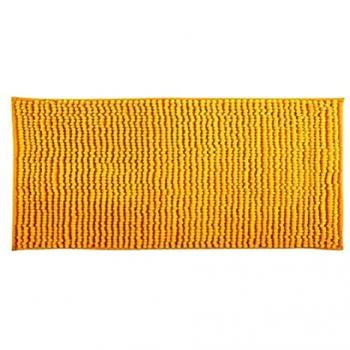 Alfombra de Baño Chenilla Suave Antideslizante 40x60 cm Color Azafrán