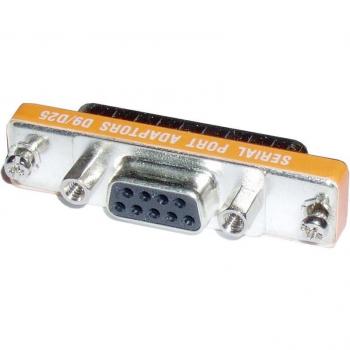 Mini Adaptador Serie DB9 a DB25 - BeMatik