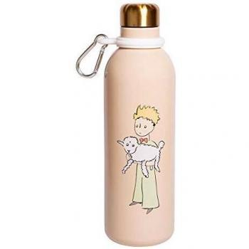 Grupo Erik Acier Inoxydable et Sans BPA Botella de Agua Acero Inoxidable con mosquetón El Principito, 500 ml
