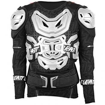 Leatt Camiseta de manga larga con protecciones rígidas de espuma anti-impactos 3Df Airfit para pecho y pecho y tejido transpirable