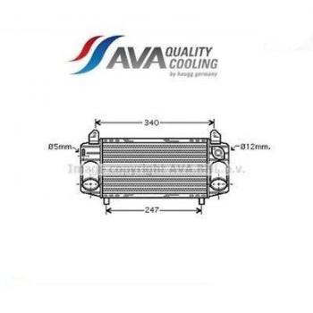 Intercooler PRASCO AI4192 de Alta Calidad para Carga