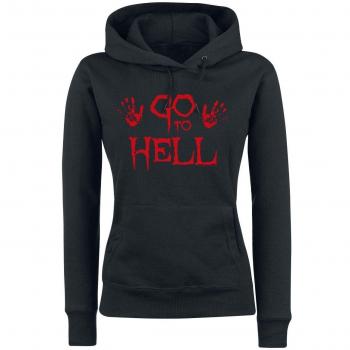 Go To Hell Jersey con Capucha Mujer Negro XXL
