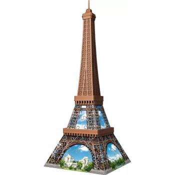 RAVENSBURGER Puzzle 3D Torre Eiffel Mini 12536, 62 Piezas, Estimula Habilidades Manuales