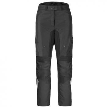 CROSSMASTER PANTS LADY Black - Pantalones textiles para motocicletas para damas, color negro, talla L