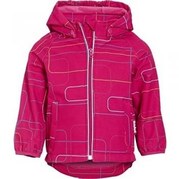 Playshoes - Abrigo con estampado con capucha de manga larga infantil, Rosa, 2 años