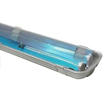 Pantalla estanca para 2 tubos led T8 de 60cm