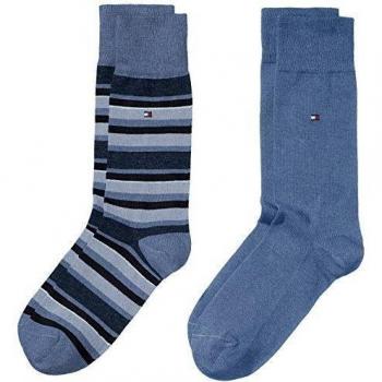 Tommy Hilfiger 342010001 - Calcetines cortos para hombre, color blau