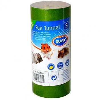 Duvo+ - Túnel para Mascotas pequeñas, 15 x 6,5 cm, Color Verde