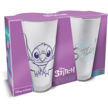 Set de 2 vasos de cristal Disney Stitch Young Adult 490 ml (Vice Style)