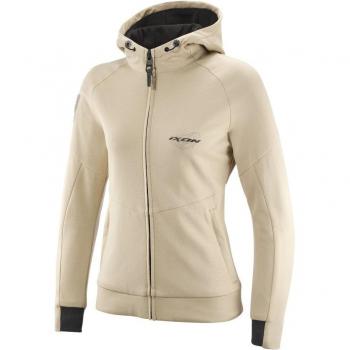 Ixon Chaqueta Textil de Moto Touchdown Gris para Mujer - Beige (M)