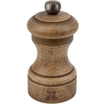 Molinillo de pimienta manual Peugeot Bistro Antique 10 cm - Madera certificada PEFC - Sistema de molienda clásica - Color antiguo - Hecho en Francia