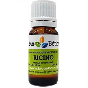 Aceite Vegetal Ricino 100% BIO bioBética 10 ML Hidratante para Piel, Cabello con Vitamina E y Omega 9