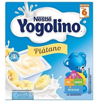 Nestlé Yogolino Plátano a Partir de 6 Meses, 100 g