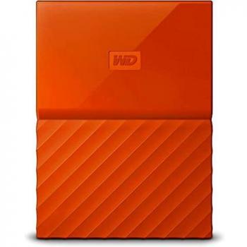 WD My Passport - Disco Duro Portátil de 3 TB y Software de Copia de Seguridad Automática, Naranja