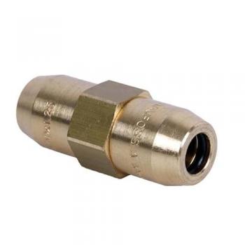 Conector Doble R para Tubo de 10x1,25 mm con Rosca