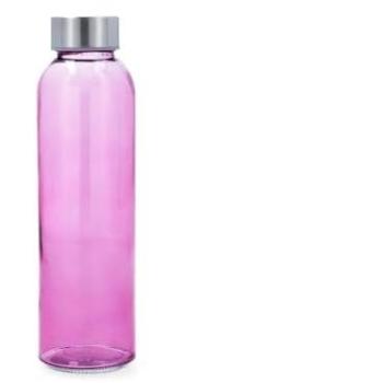 Botella de Transporte de Vidrio 0,60L Gris Mate - No Apto para Microondas y Reciclable