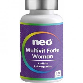 Neo Multivit Forte Woman con Rhodiola y Ashwagandha 120 Comprimidos