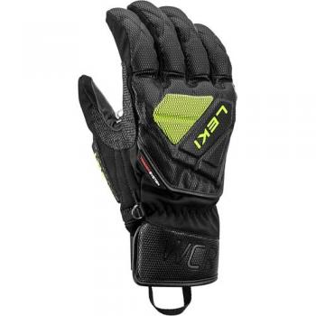 Guantes Leki WCR C-Tech 3D Alpino Negro Amarillo Neón Talla 8.5