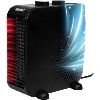Calefactor Eléctrico Duronic HV21 2000W con 2 Niveles de Potencia, Vertical/Horizontal y Ventilador Compacto